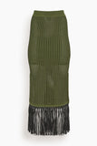 Simkhai Skirts Arden Skirt in Army Green Simkhai Arden Skirt in Army Green