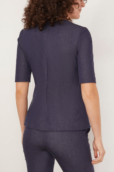 Rosetta Getty Tops Fitted T-Shirt Top in Indigo Rosetta Getty Fitted T-Shirt Top in Indigo