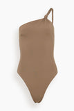 MORE NOIR Ramona One Piece in Taupe