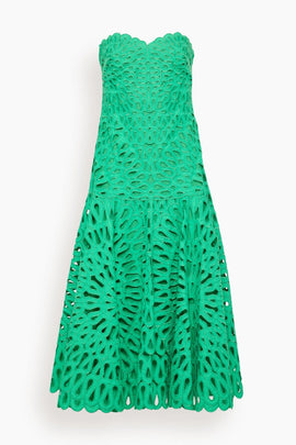 Florence Midi Dress in Parakeet
