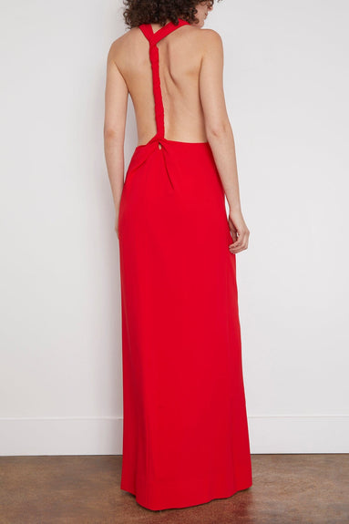 Proenza Schouler Dresses Faye Backless Dress in Red