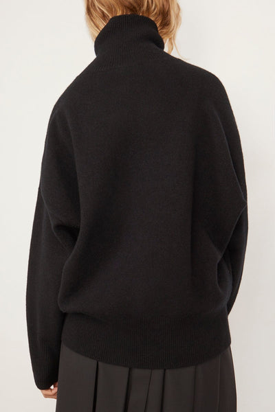 Rohe Sweaters Classic Turtleneck Jumper in Black