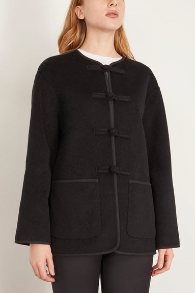 Rohe Jackets Double Face Traditional Jacket in Black