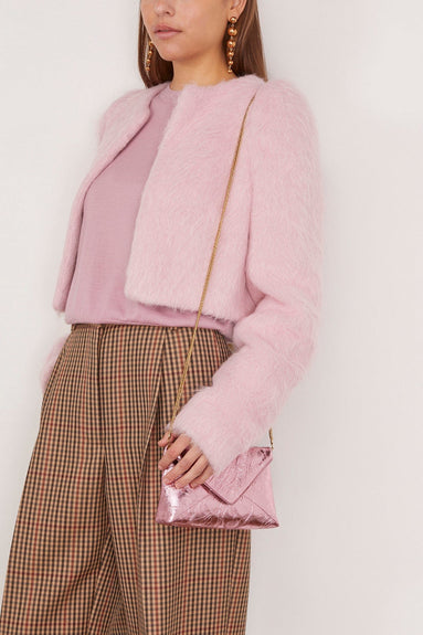 Dries Van Noten Clutches Envelope Large Bag in Pink Dries Van Noten Envelope Large Bag in Pink