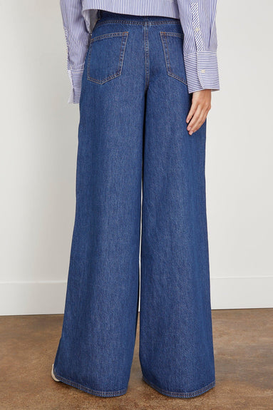 Tanya Taylor Jeans Samuel Pant in Classic Indigo Blue Tanya Taylor Samuel Pant in Classic Indigo Blue