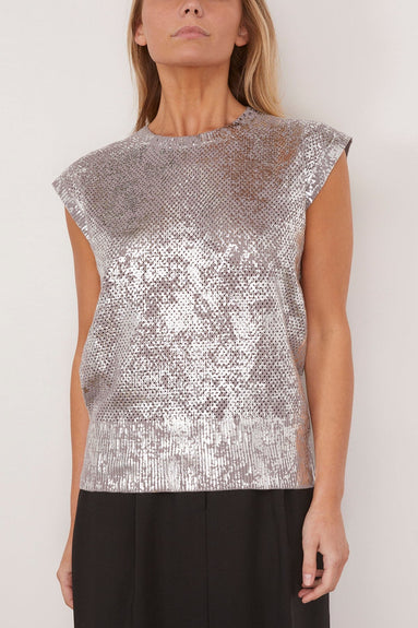 Rachel Comey Tops Reis Vest in Silver Rachel Comey Reis Vest in Silver