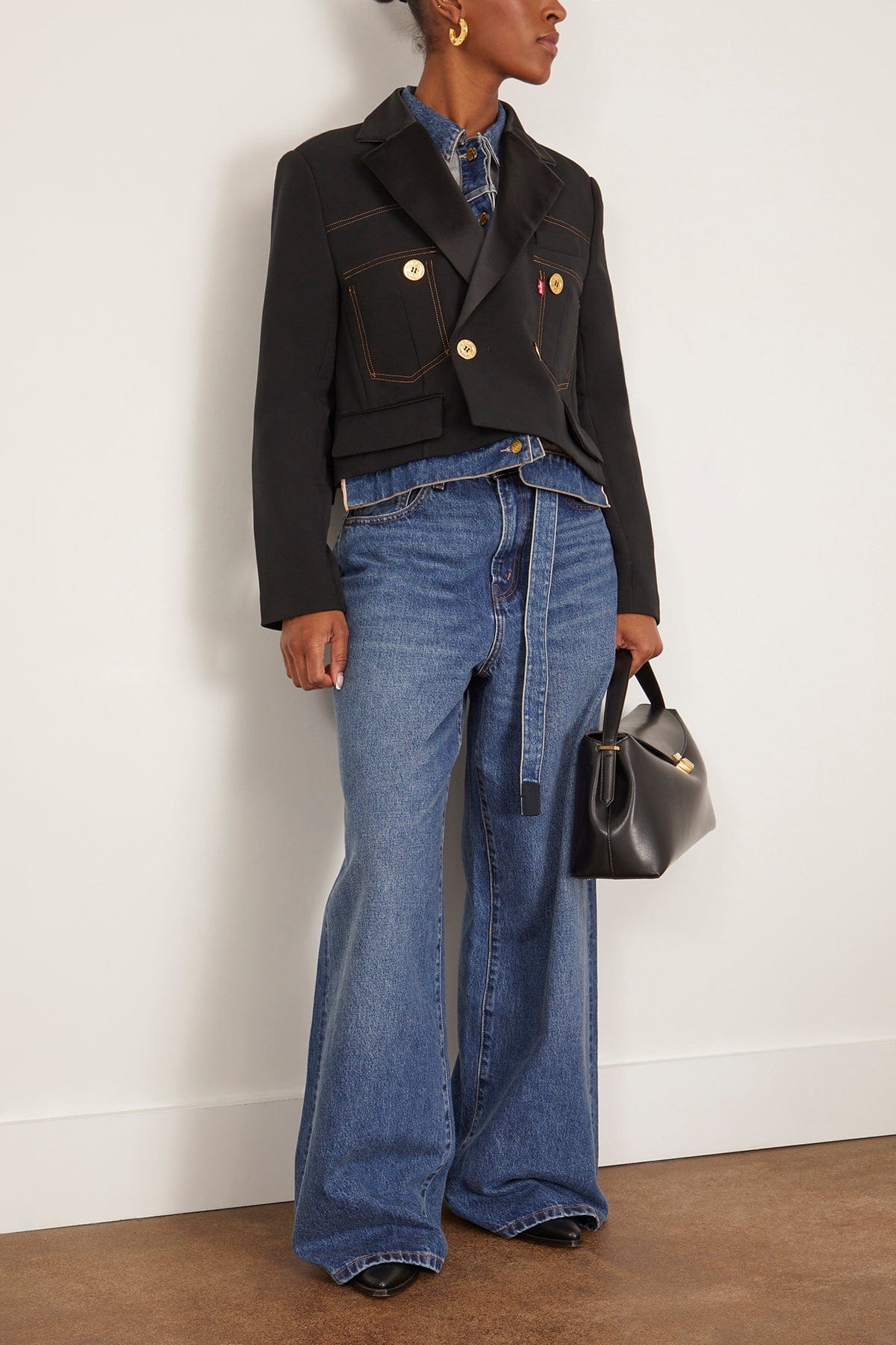 Levi's x Sacai Levi's Denim and Matelasse Twill Jacket in