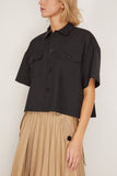 Sacai Tops Suiting Shirt in Black Sacai Suiting Shirt in Black