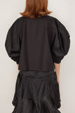 Sacai Jackets Cotton Gabardine and Nylon Twill Jacket in Black Sacai Cotton Gabardine and Nylon Twill Jacket in Black