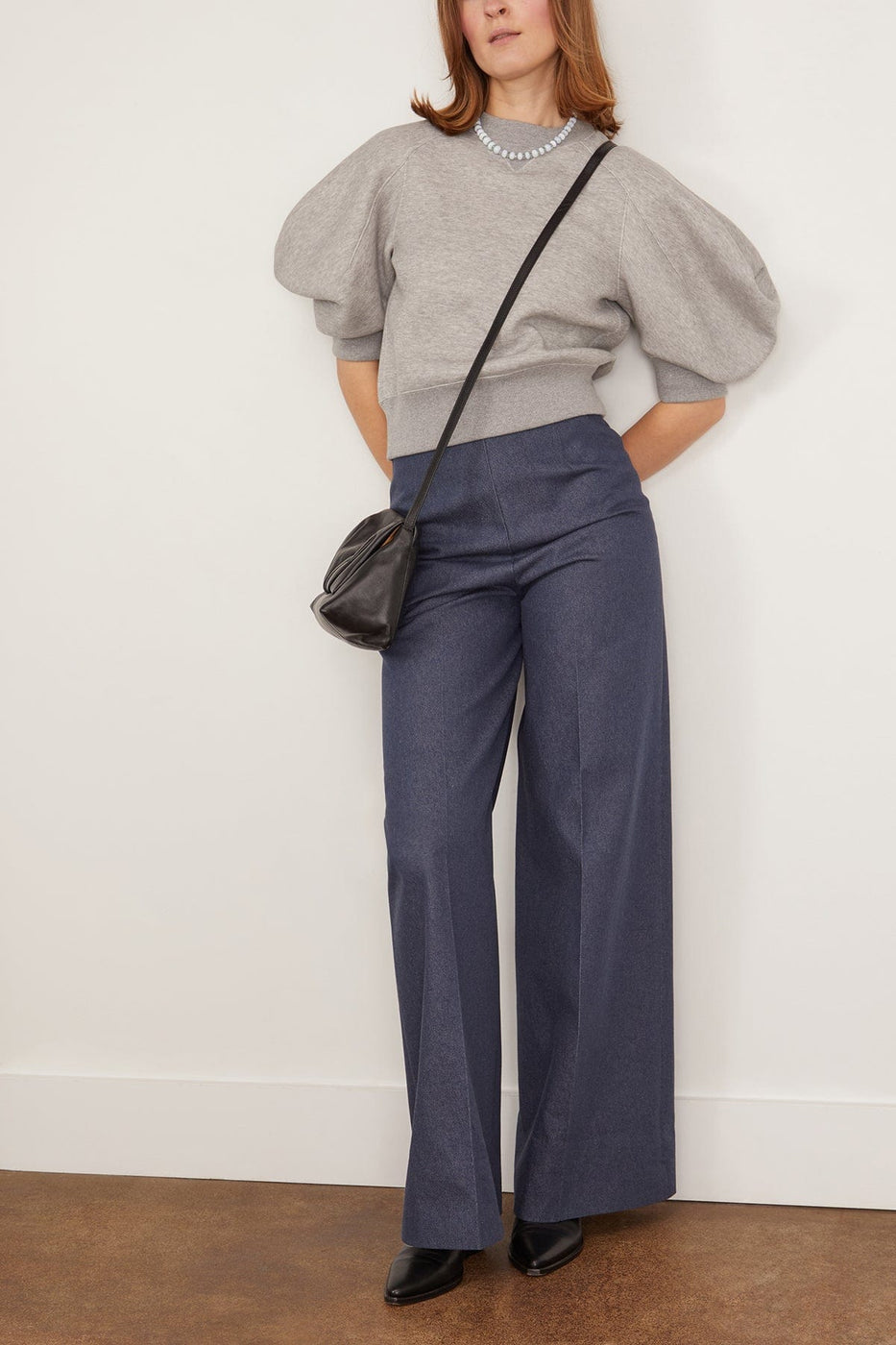 Sacai Sweatshirts Sponge Sweat Pullover in Light Gray Sacai Sponge Sweat Pullover in Light Gray