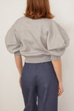 Sacai Sweatshirts Sponge Sweat Pullover in Light Gray Sacai Sponge Sweat Pullover in Light Gray