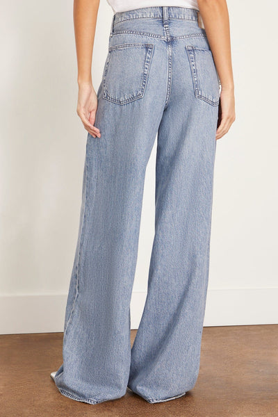 Rag And Bone Jeans Featherweight Sofie High Rise Full Length Wide Leg Jean in Malijewel