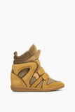 Isabel Marant Bekett Sneaker in Khaki/Ochre