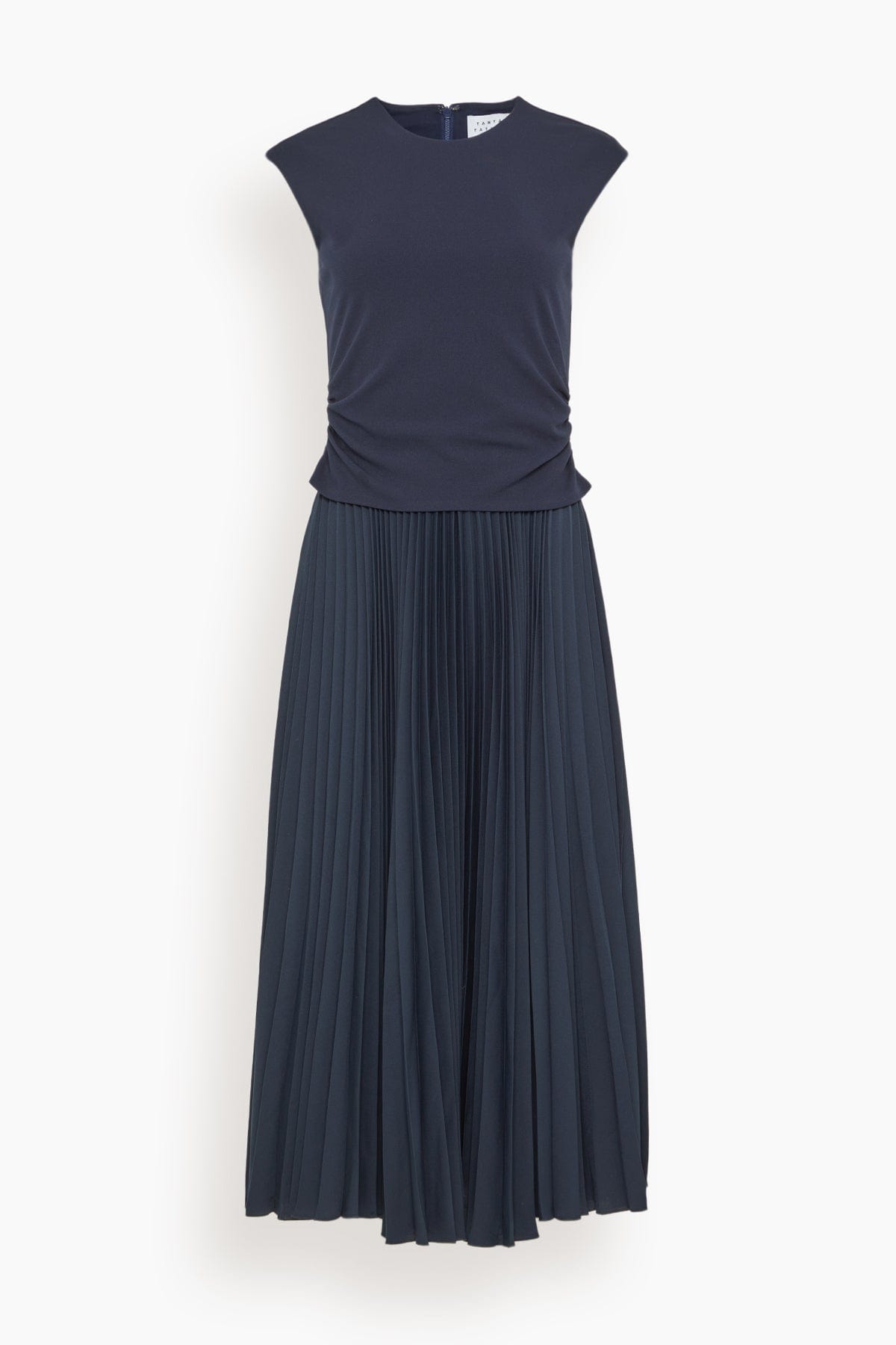Tanya Taylor Carly Dress in Maritime Blue Marble