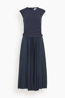 Carly Dress in Maritime Blue Marble