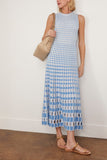 Simkhai Casual Dresses Zelma Maxi Dress in Blue Hydrangea Multi Simkhai Zelma Maxi Dress in Blue Hydrangea Multi
