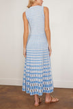 Simkhai Casual Dresses Zelma Maxi Dress in Blue Hydrangea Multi Simkhai Zelma Maxi Dress in Blue Hydrangea Multi
