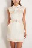 Simkhai Casual Dresses Esmee Sleeveless Mini Dress in Ivory Multi Simkhai Esmee Sleeveless Mini Dress in Ivory Multi