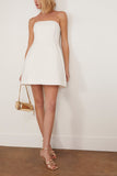 Simkhai Casual Dresses Arta Bustier Mini Dress in White Simkhai Arta Bustier Mini Dress in White