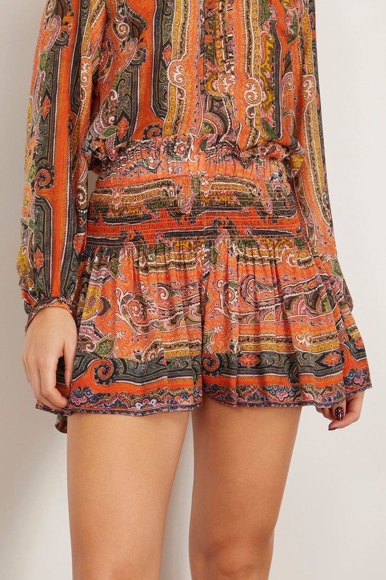 Isabel Marant Shorts Maelly Silk Mini Short in Orange Isabel Marant Maelly Silk Mini Short in Orange