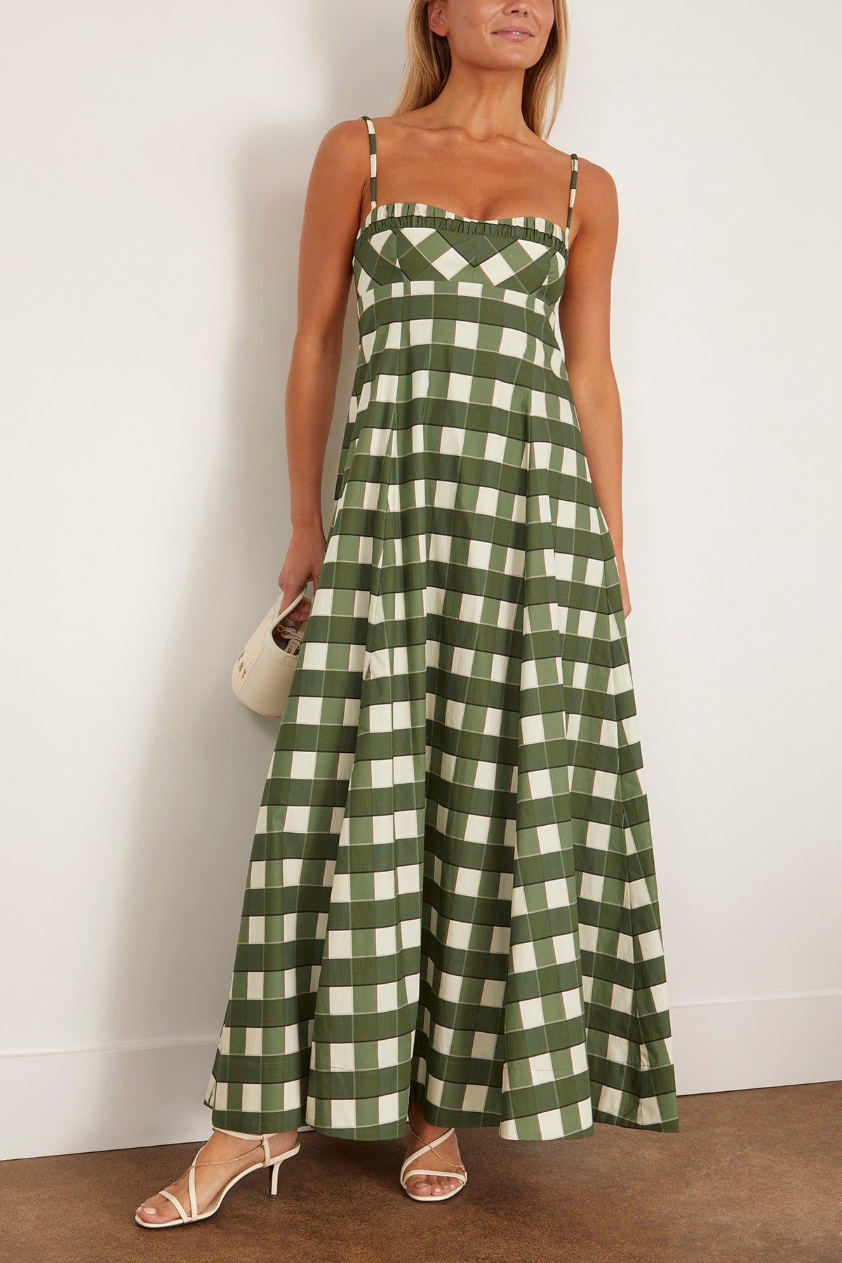 Clea Dresses Theron Midi Dress in Lucca Check Clea Theron Midi Dress in Lucca Check