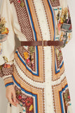 Dehanche Mini Hutch Belt in Mahogany/Gold