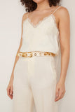 Dehanche Revenge Belt in Ivory/Gold