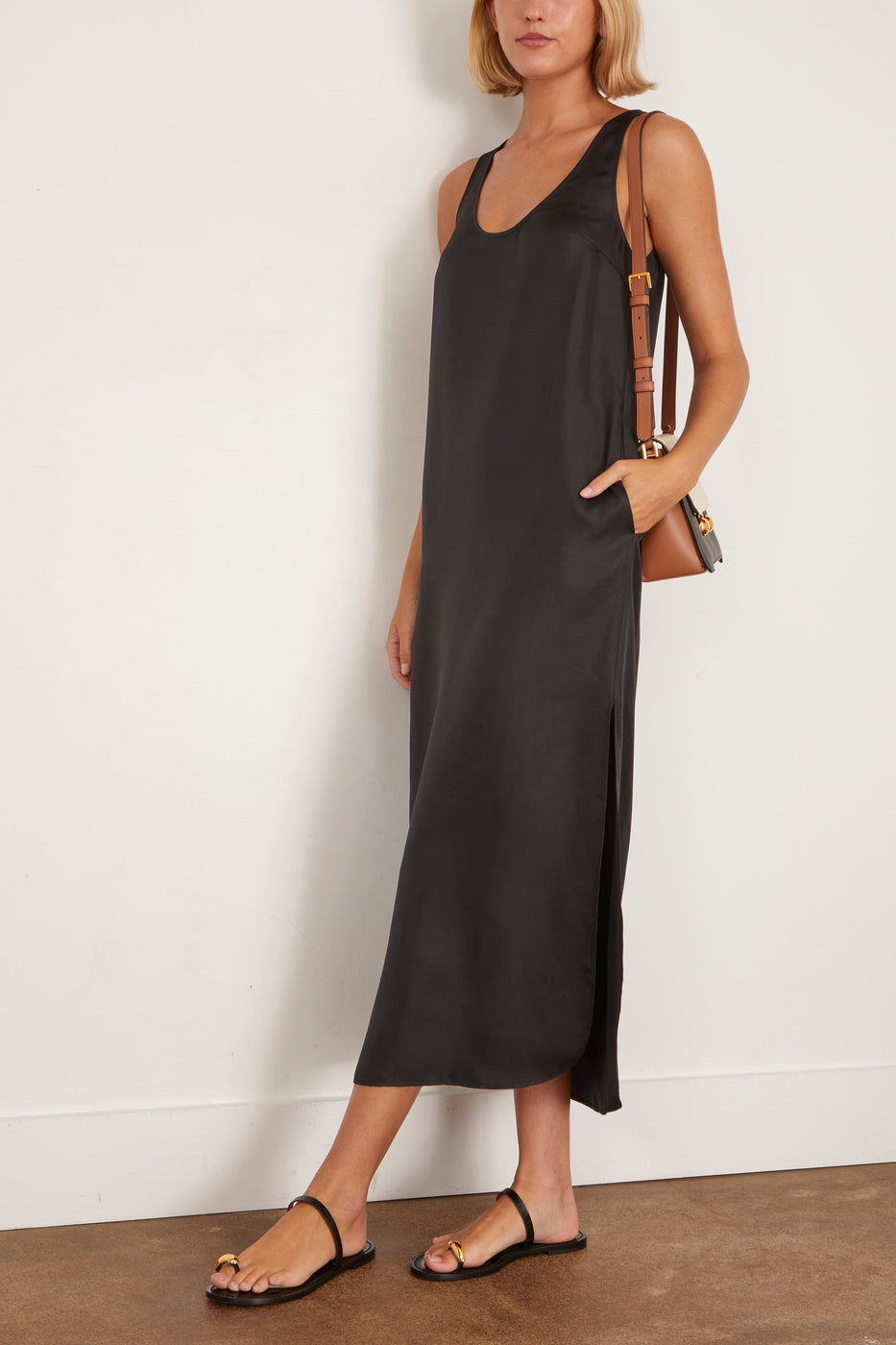 Loulou de Saison Nada Long Dress in Black