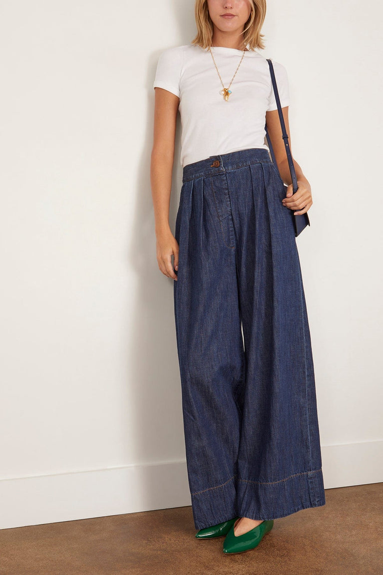 Rachel Comey Coxsone Pant in Dark Indigo