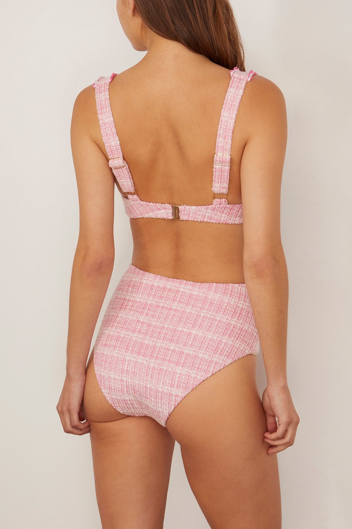 Simkhai Klara Balconette Bikini Top in Berry Multi