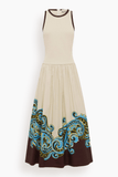 Alemais Natalia Tank Midi Dress in Cream