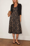 Dorothee Schumacher Precise Pointelle Jacket in Pure Black