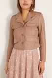 Dorothee Schumacher Sleek Statement I Jacket in Tan