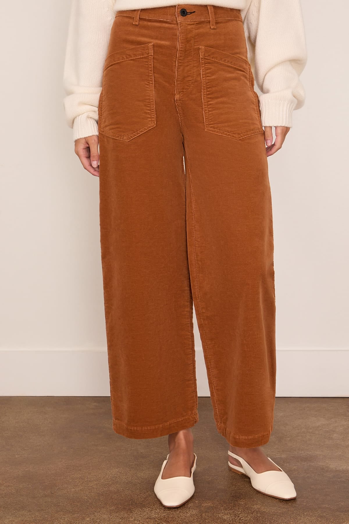 Askk NY Virginia Corduroy Pant in Caramel