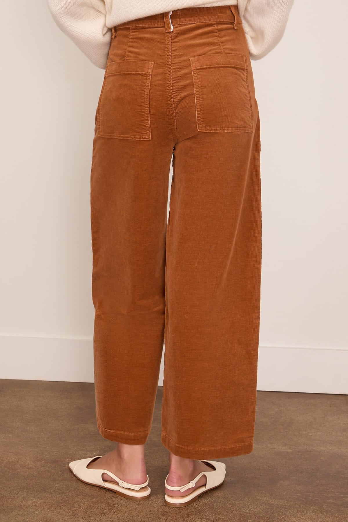 Askk NY Virginia Corduroy Pant in Caramel