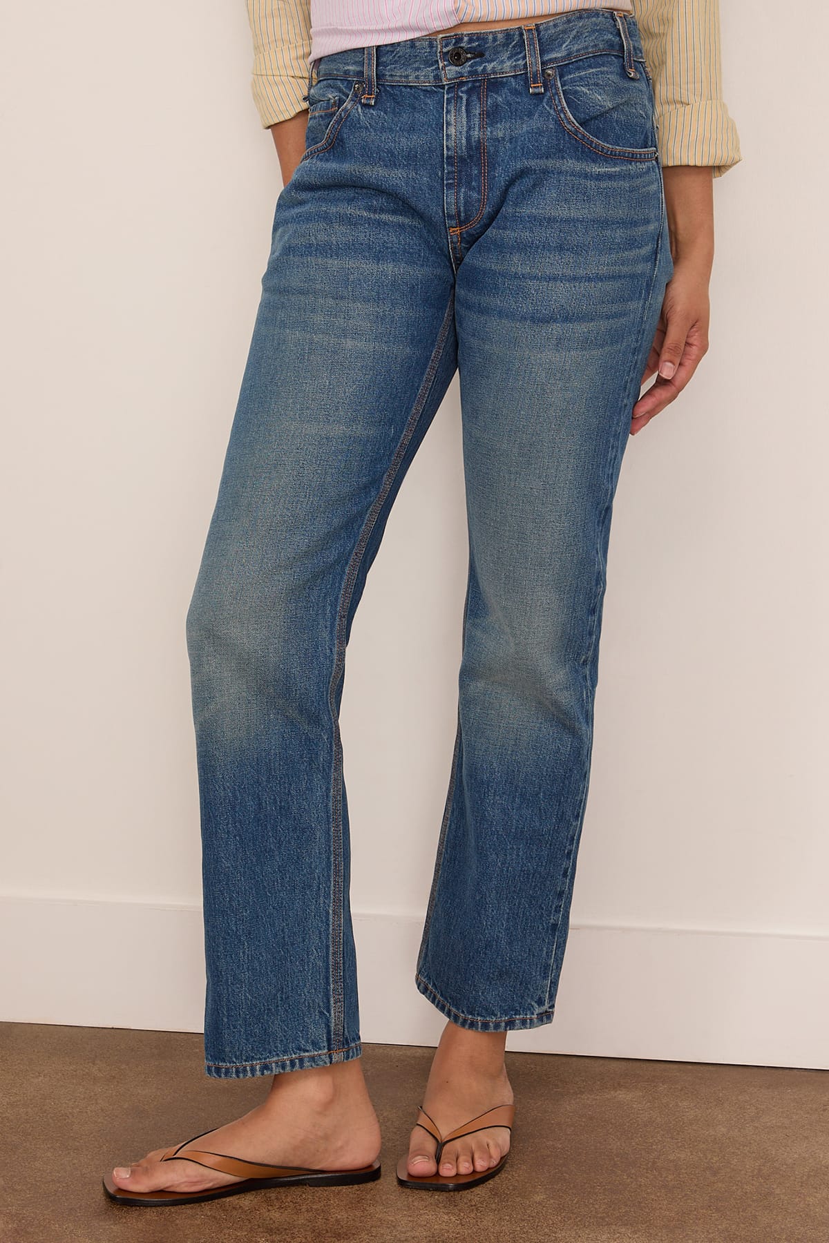 Askk NY Selvage Jean in Chill