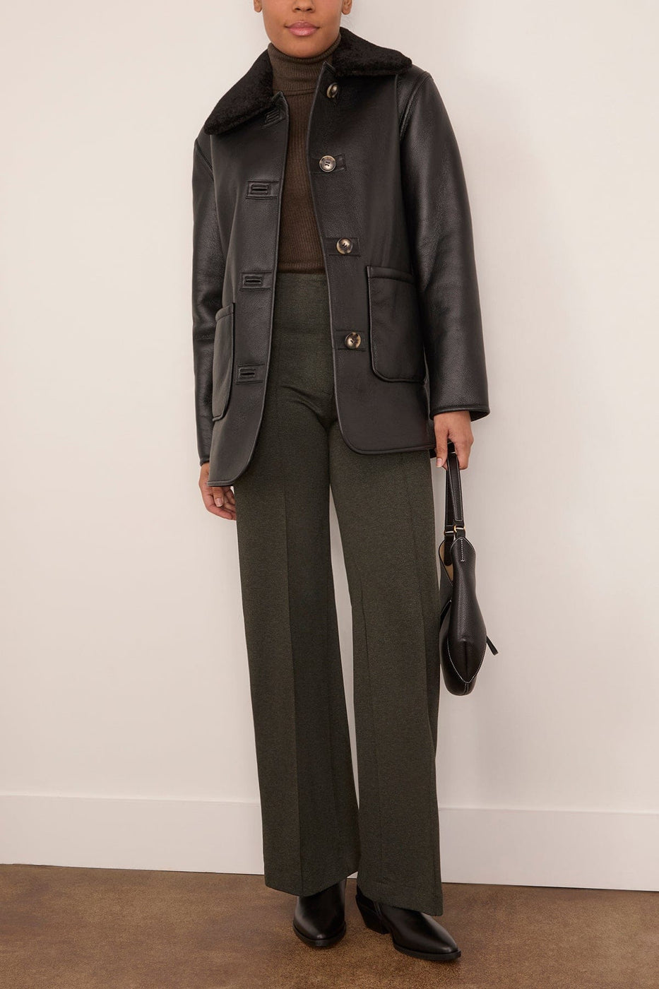 Vanessa Bruno Faru Pant in Kaki