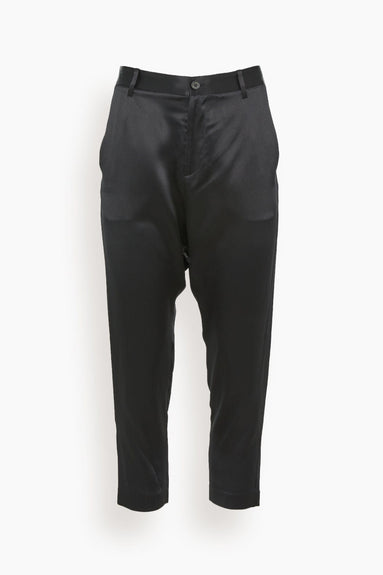 Nili Lotan Pants Silk Paris Pant in Black