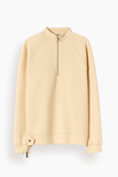 Plan C Long Sleeve Sweater in Straw