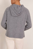 LAFATA Cashmere Hoodie in Heather Grey