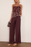 Dries Van Noten Commino Top in Burgundy