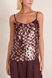 Dries Van Noten Commino Top in Burgundy