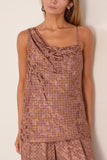 Dries Van Noten Ceyon Top in Peach