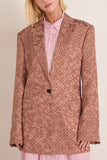 Dries Van Noten Baftan Jacket in Peach