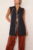 Dries Van Noten Bimbila Jacket in Navy