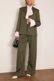 Dries Van Noten Puvis Pant in Khaki