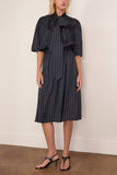 Dries Van Noten Daffino Dress in Navy