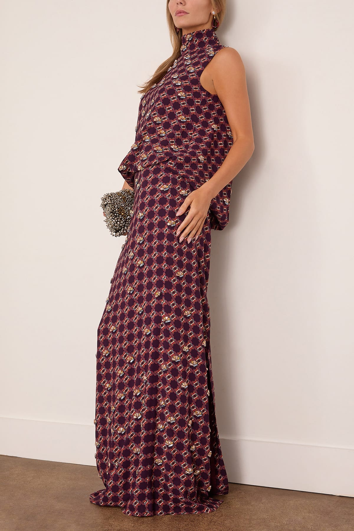 Dries Van Noten Debo Dress in Auber – Hampden Clothing