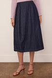 Dries Van Noten Sonista Skirt in Indigo