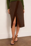 Dries Van Noten Somina Skirt in Brown